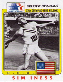 sim iness trading card